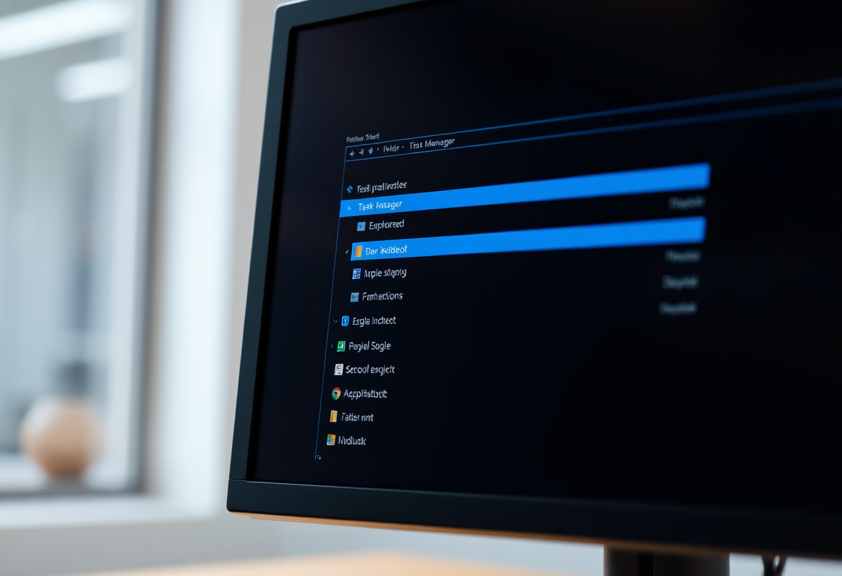 Windows 작업 관리자에서 탐색기 프로세스 찾기